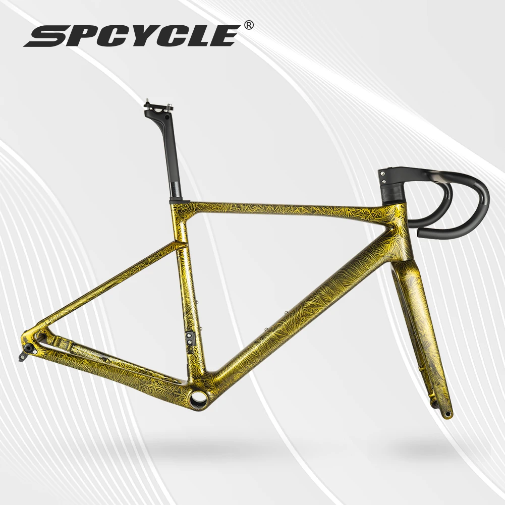 SPCYCLE T1000 Carbon Road Bike Frame - 700x32c Disc Brake