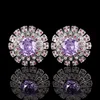 Purple earrings