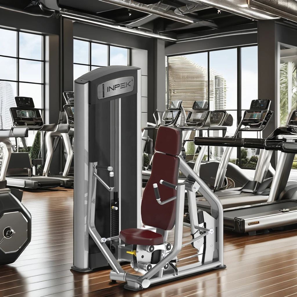 Best Seller INPEK Commercial Steel Fitness Gym Equipment Medium Loader Pin Loaded Machine Seated Chest Press