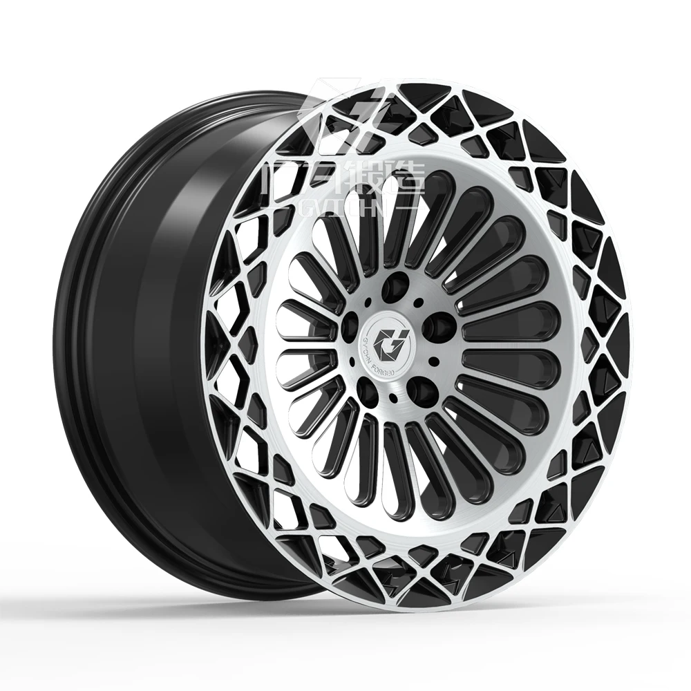 18 19 20 21 22 inches Forged Wheel 5x112 5x114.3 5x120 Custom Rim 6061-T6 Aluminum Alloy Multi-Spoke Mono-block Forged