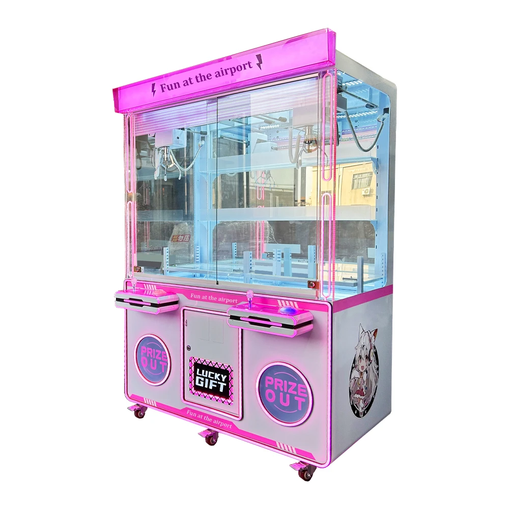 Funpark Hot Selling Best Price Claw Machine Catcher Games Machine Coin Operated Dolls Gift Game Toy Arcade Crane Machine details