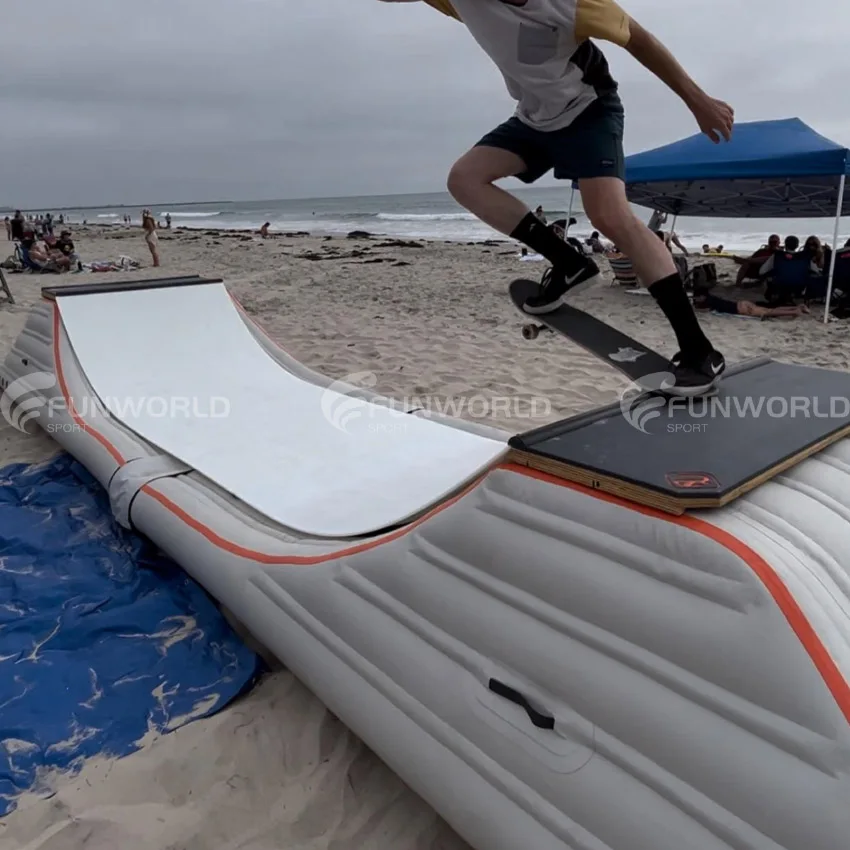 カスタムランプ気密インフレータブルスケートランプ密封空気スケート