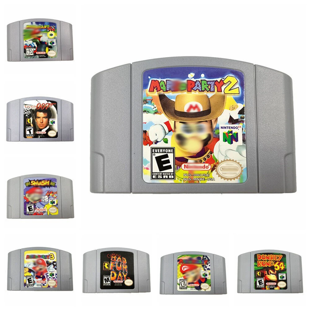 USA NTSC Version 16 Bit Video N64 Game Cartridge for Nintend 64 Game Console