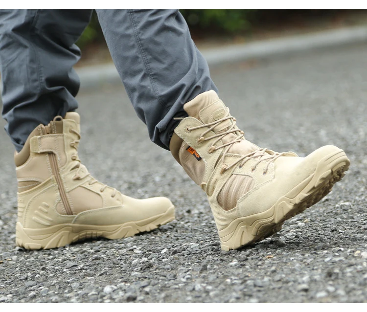 Лидер продаж, прочные мужские походные ботинки с тканевой подкладкой
