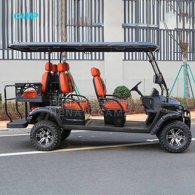 CAMP Fast Shipping Custom Golf Carts 6 Seater Electric Golf Carts Cheap Prices Sightseeing Buggy Car for Sale