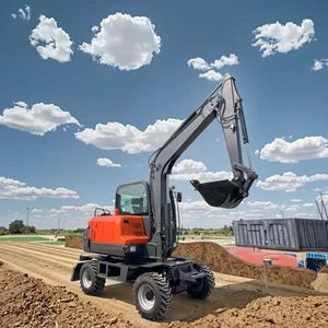 Multi Function Wheel Excavator New 6Ton Bucket Wheel Excavator for Sale