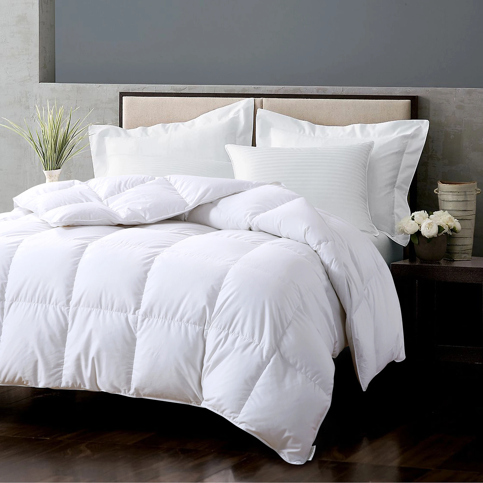 high quality microfiber duck down duvet