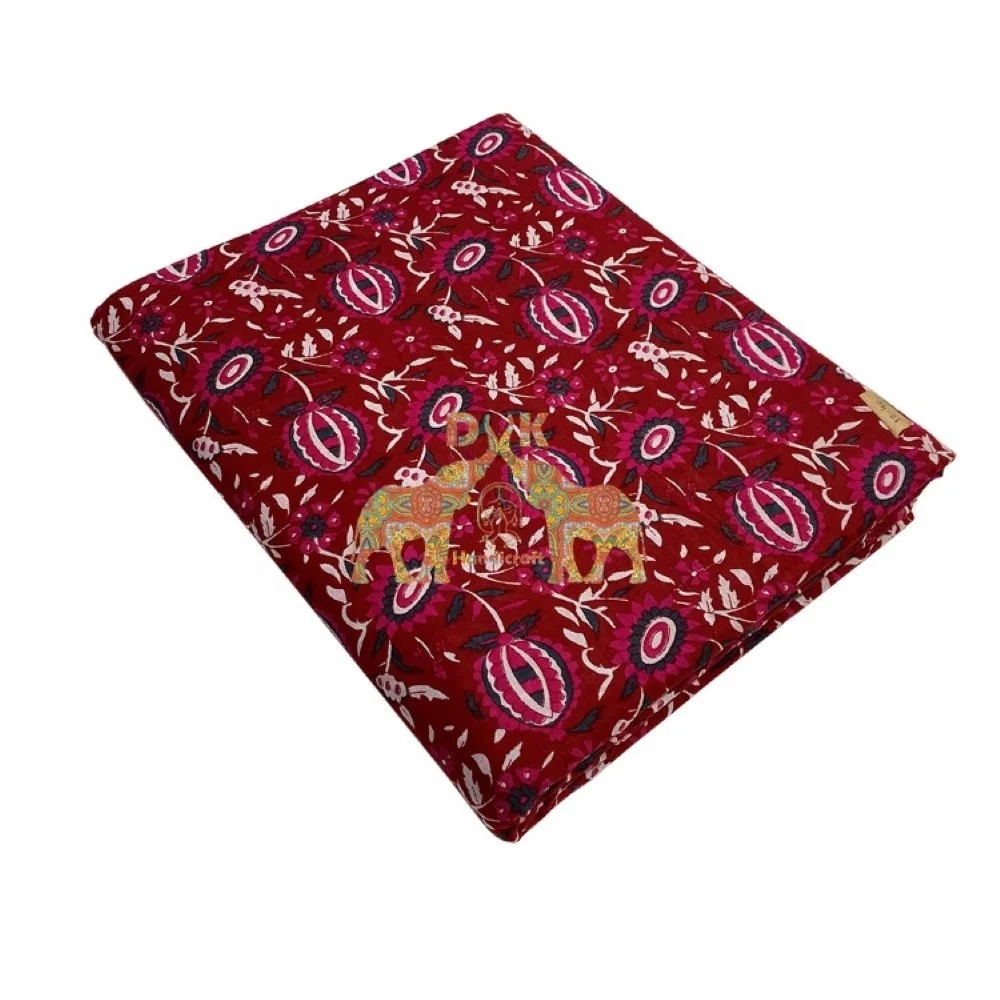 Хит продаж, хлопчатобумажная ткань Dabu с цветочным принтом, традиционная ткань для платья и одежды под заказ