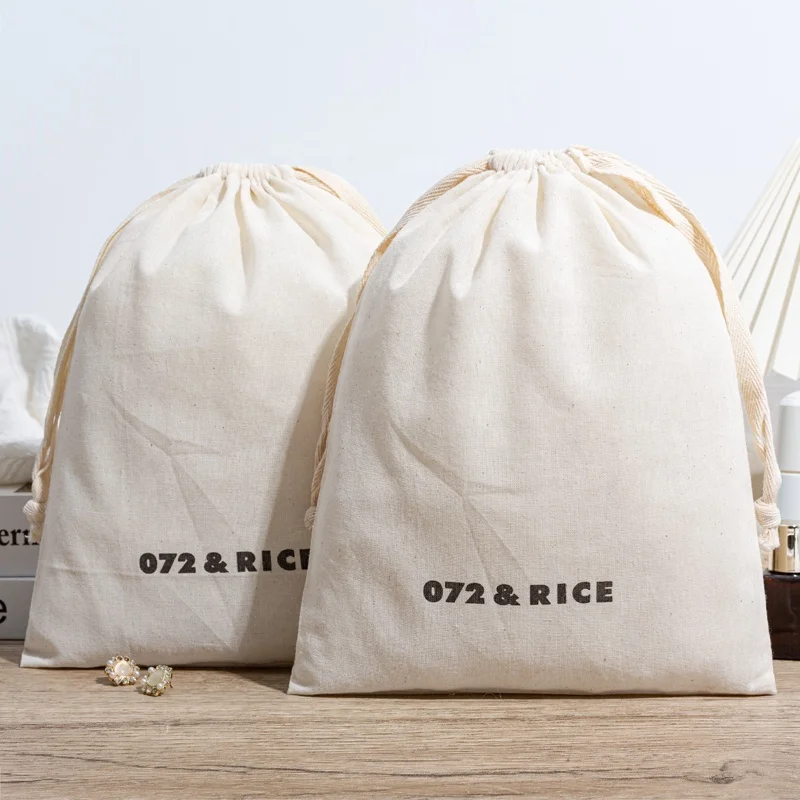 Cotton Drawstring Calico Drawstring Bags Wholesale Wholesale