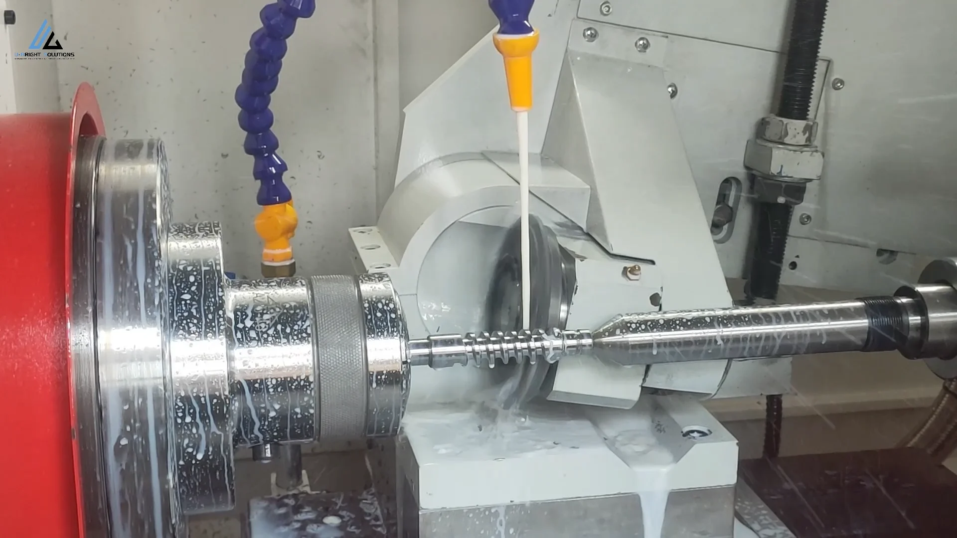 Cnc Thread Whirling Machine For The Worm Shaft Of The Motor Buy Cnc