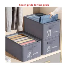 wholesale customized wardrobe clothes drawer Organizers For Clothes and Jeans Foldable Storage Boxes Fabric Clothes Organizer
