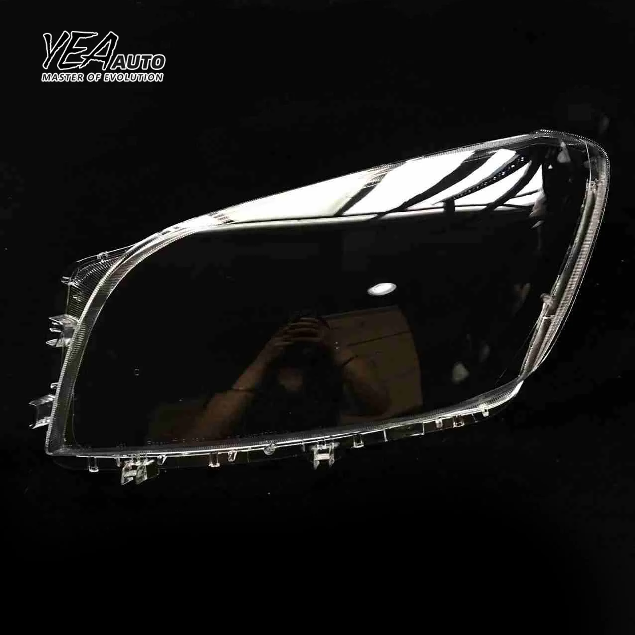 YEA AUTO Car headlight cover lens glass for toyota RAV4 lens cover 2005-2008 PC lampshade clear shell