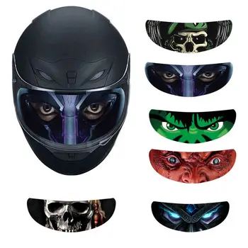 Universal Design Racing Sun Visor Motorcycle Helmets Sticker with Unique Styling Concept and Customizable Designs