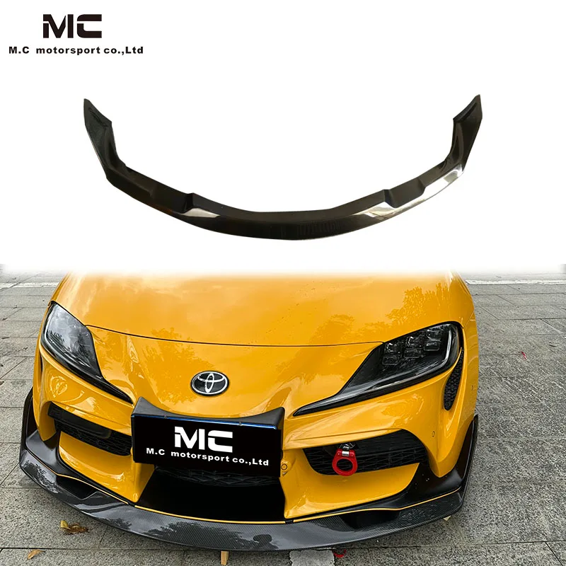 For Toyota Supra A90 Carbon Fiber Front Bumper Lip Spoiler AG Style fit For Toyota  A90 GR| Alibaba.com