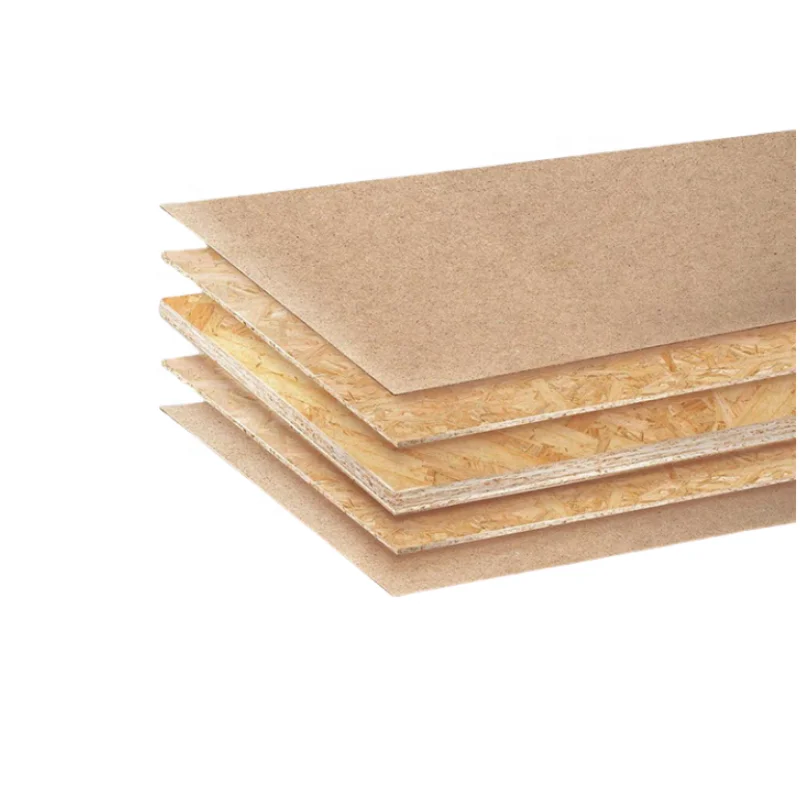 Light Steel Villa Wooden House OSB Board 18mm Thickness Structural Sandwich Panel with Various Wood Materials Particleboard factory