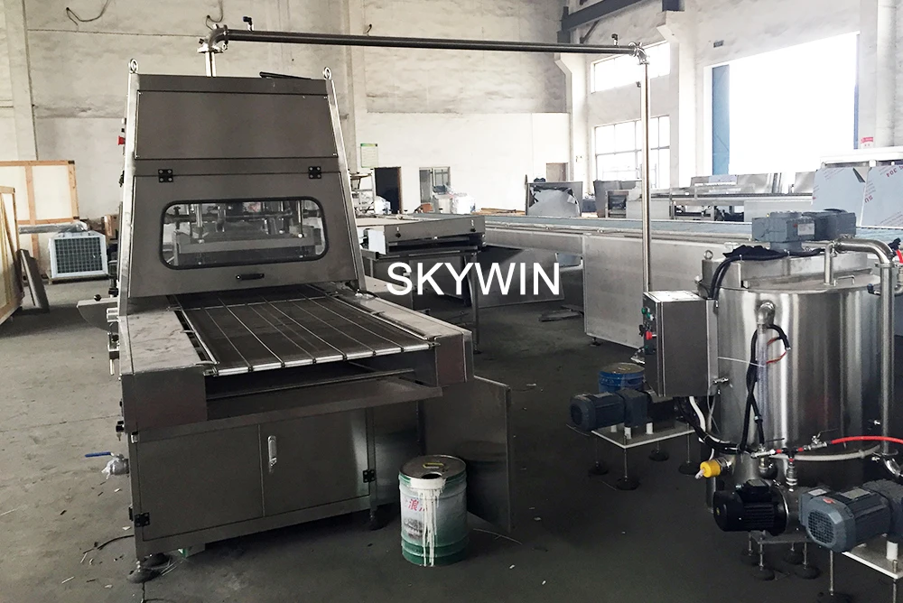 Машина для закалки шоколада и глазирования Skywin для печенья, закусок