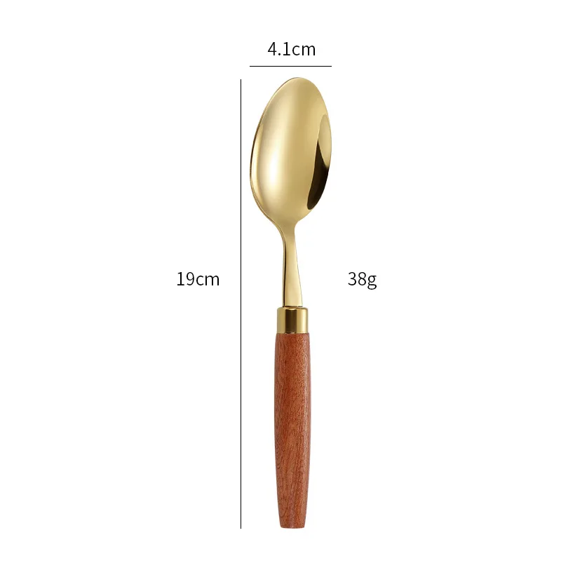 Versac 18-Delig Gouden Dessertbestek Meander - Luxe Bestekset Voor 6 Personen