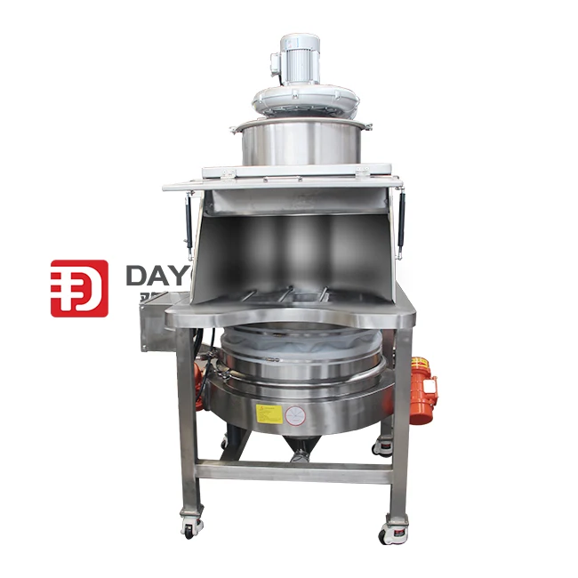 Dust-Free Hopper Feeding Station for Powders and Granules in the Metallurgical Industry