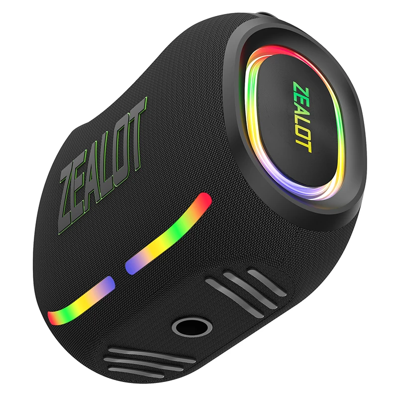 250W Zealot ZE21 Portable Wireless Speaker - RGB LED Lights