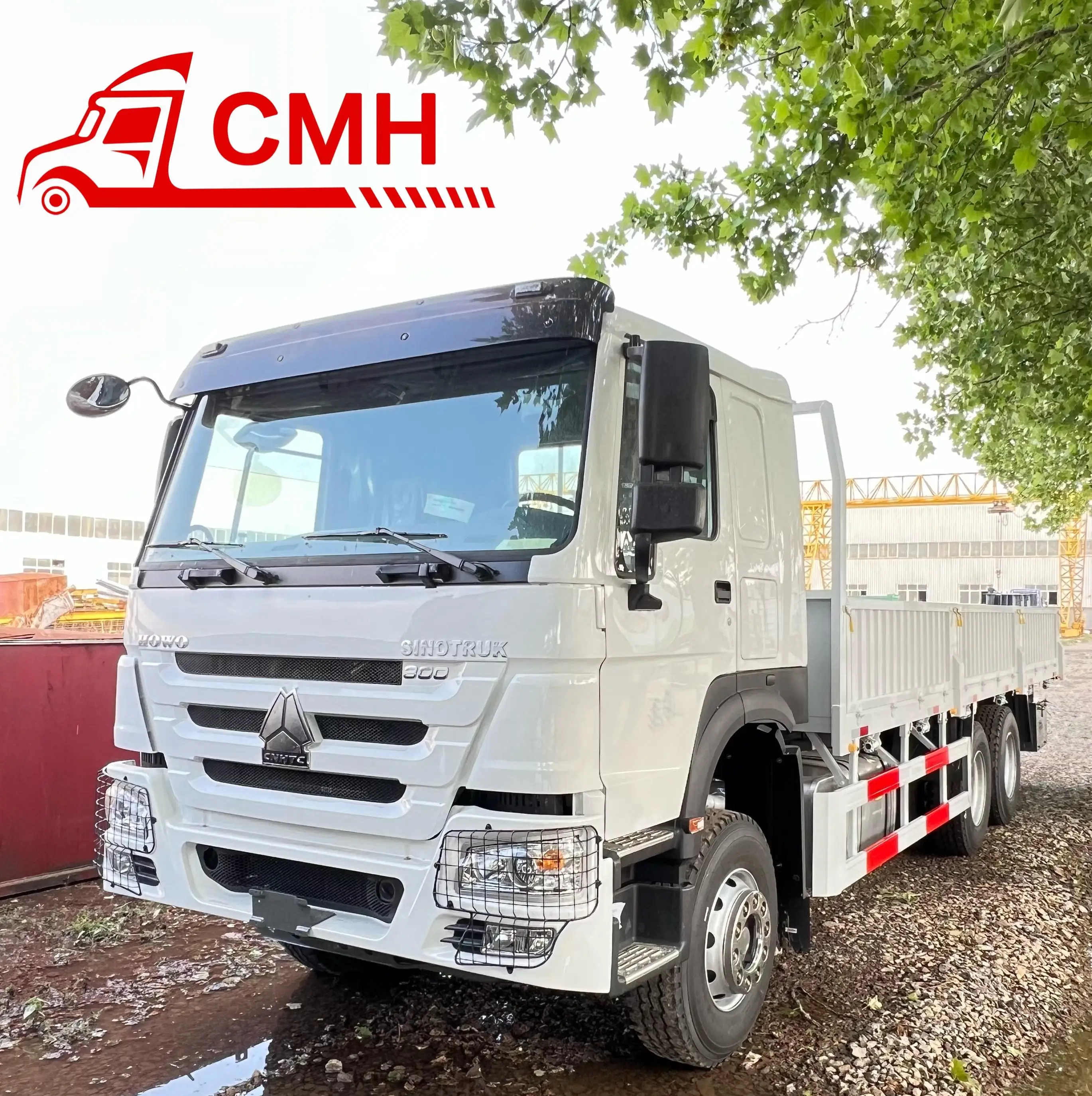 xe tải hàng Sinotruck Howo mới 2025, 300hp, tay lái trái/phải, động cơ diesel Euro2, cấu hình 6*4