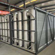 Stainless Steel Heat Exchanger Condenser Brazed Water air Steam Aluminum Titanium Tube Fin Evaporator Coil Heat Exchanger