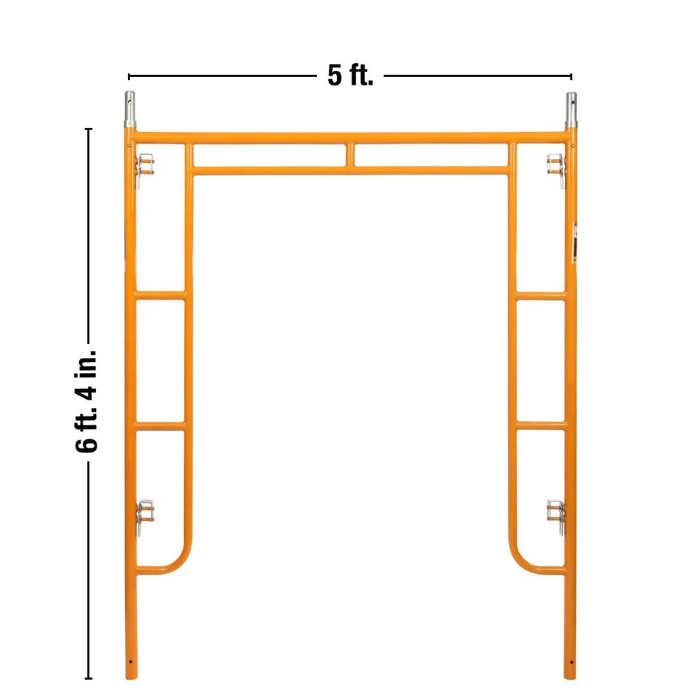 Industrial Design 3ftx6ft4in Walk-Thru Frame Set Steel Scaffolding for Hotel Use with Canada Power Coating for Sale
