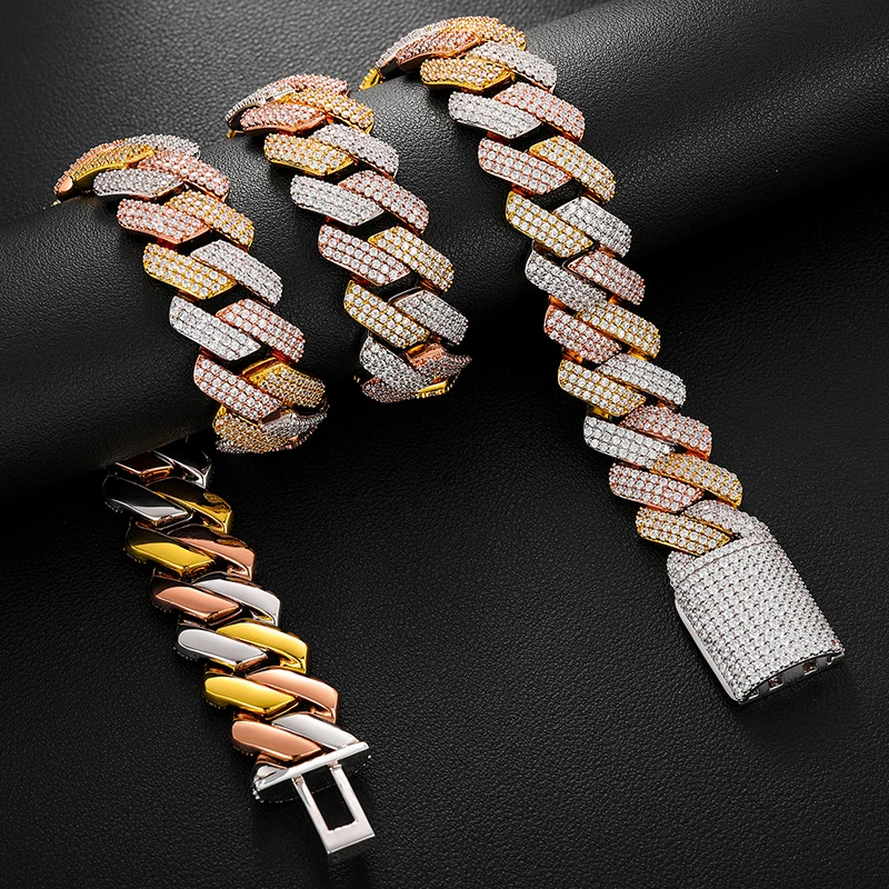 QC] 3 LV Bracelets: Cuban Monogam, Colors Chain, Silver Monogram