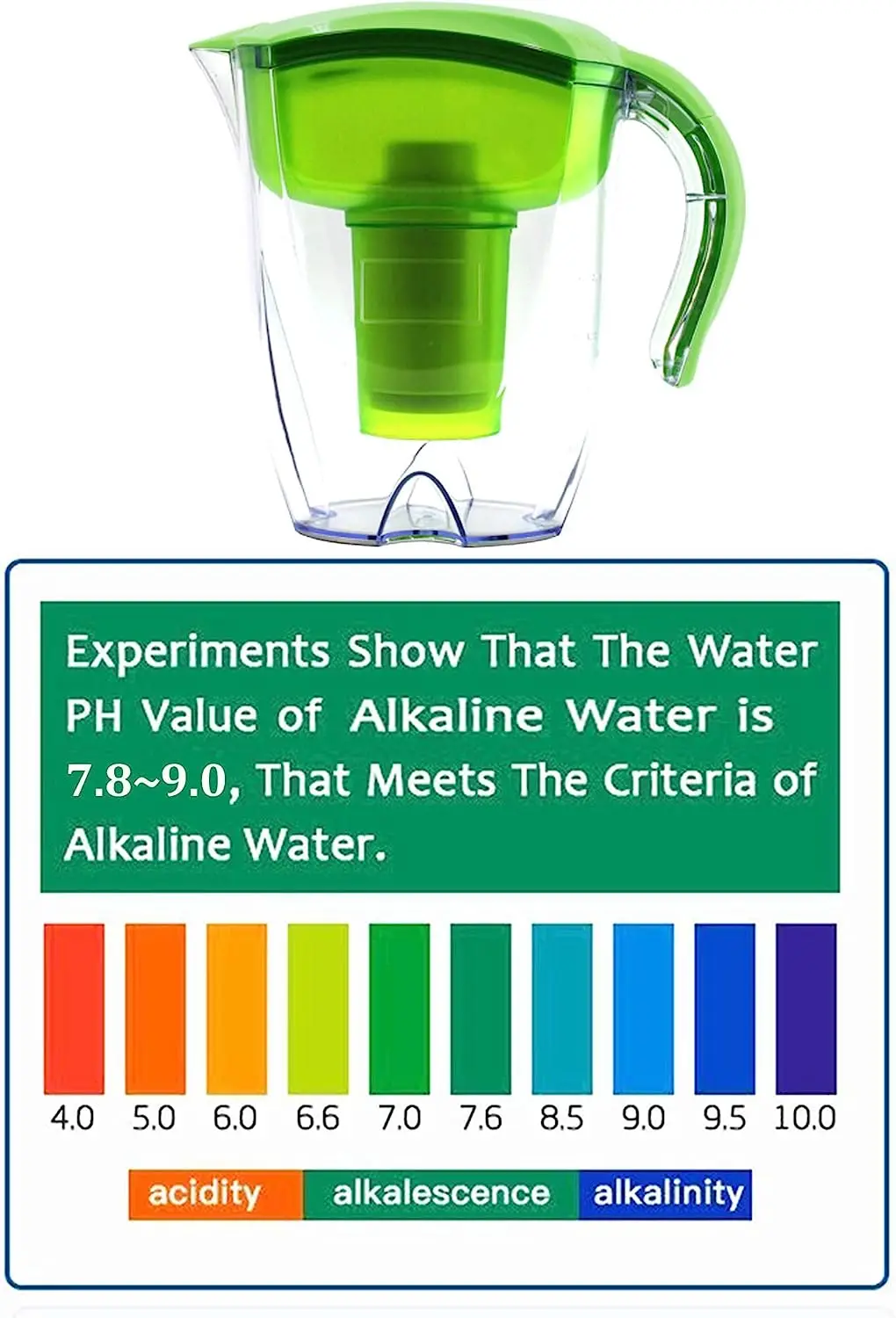 Hot Sale Bluetech Glass Water Jug Water Filters Remove Chlorine