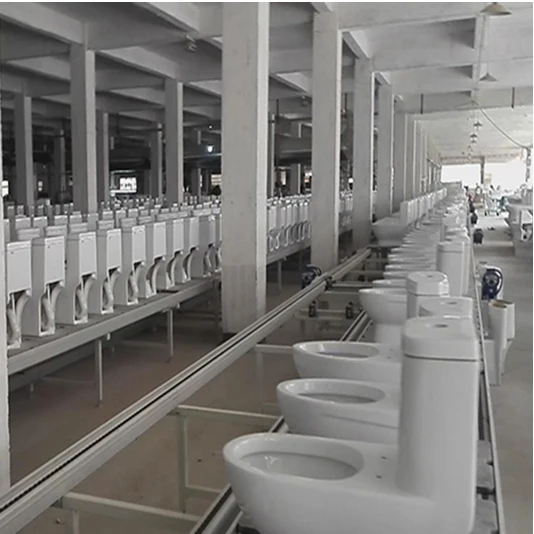 Manufacturer Custom Toilet Automatic Assembly Line Sanitary Ware  Closestool Toilet Automatic Production Line