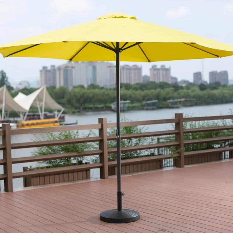 Garden Shade Umbrella Aluminum commercial outdoor wholesale Customize Other Fabric Modern Courtyard parasol