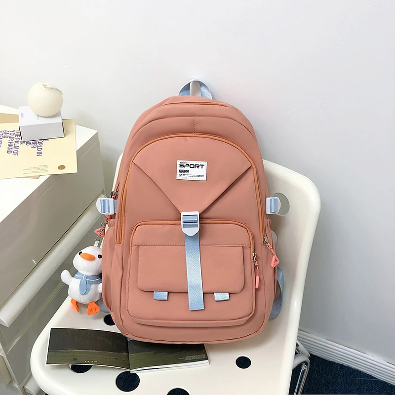 9716  Backpack Simple Versatile Large Capacity Leisure Travel Backpack Student School Bag