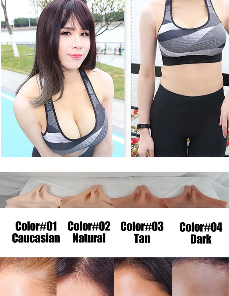 Prothèses Mammaires En Silicone – Forme Naturelle, Taille C, 800g La Paire, Beige – Neuf Avec étiquettes, Pour Crossdressing, Cosplay, Transgenre