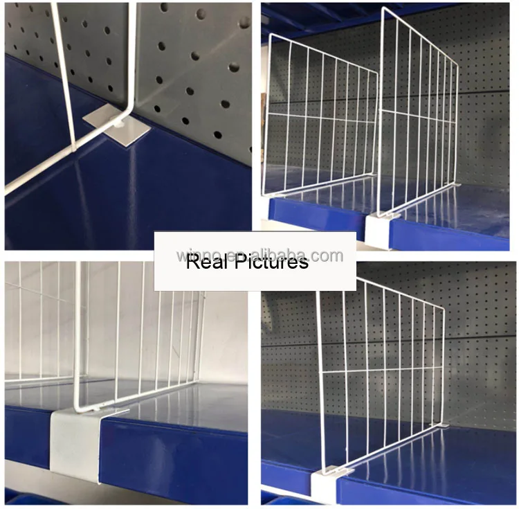 Steel Wire Mesh Shelf Rack Dividers for Efficient Storage