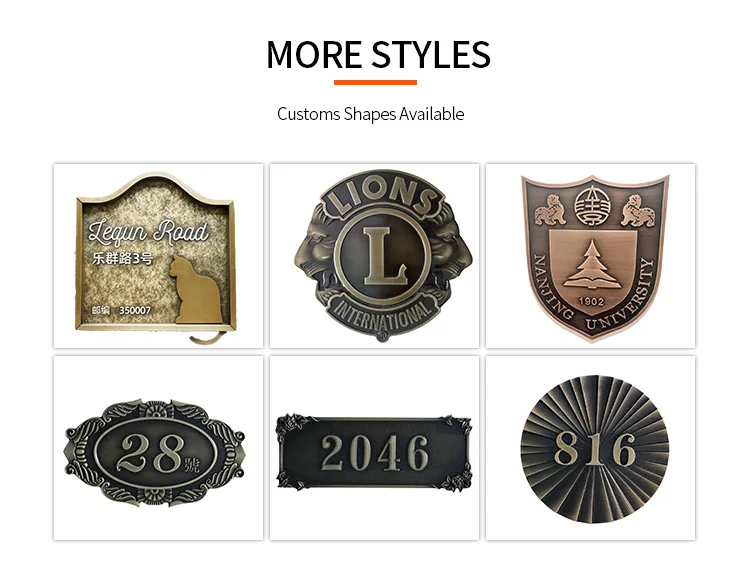 Cnc Engraving Plaques Engrave Bronze Logo Signs Copper Plaques For