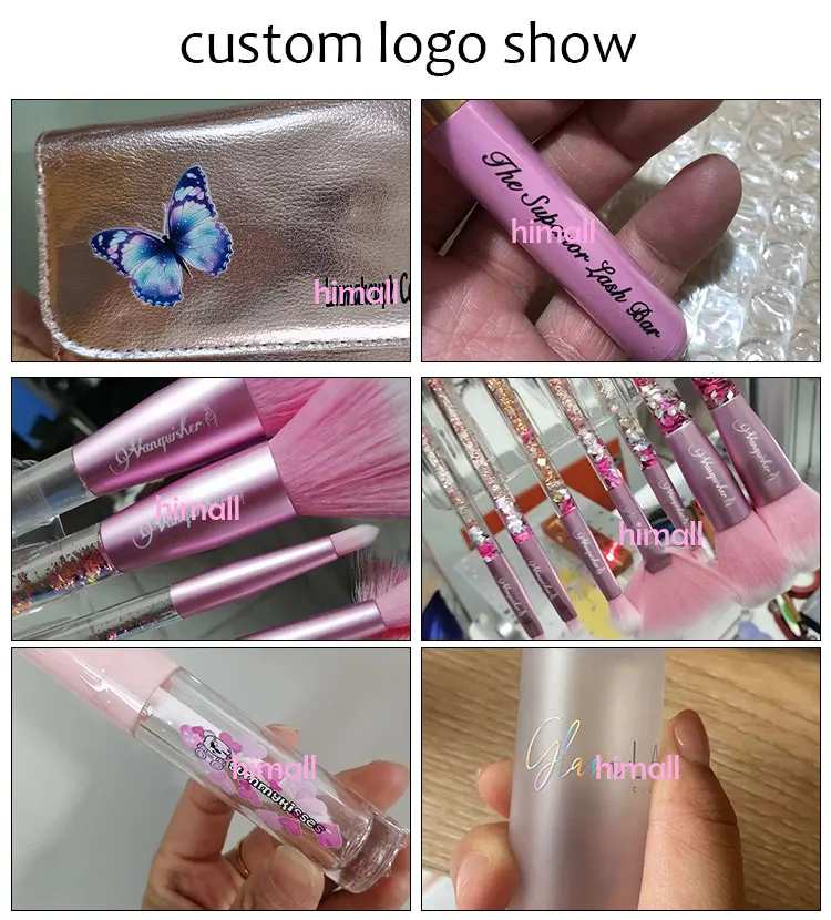 Single Chemical Peel Acid Applicator Fan Makeup Brush For Face Mask