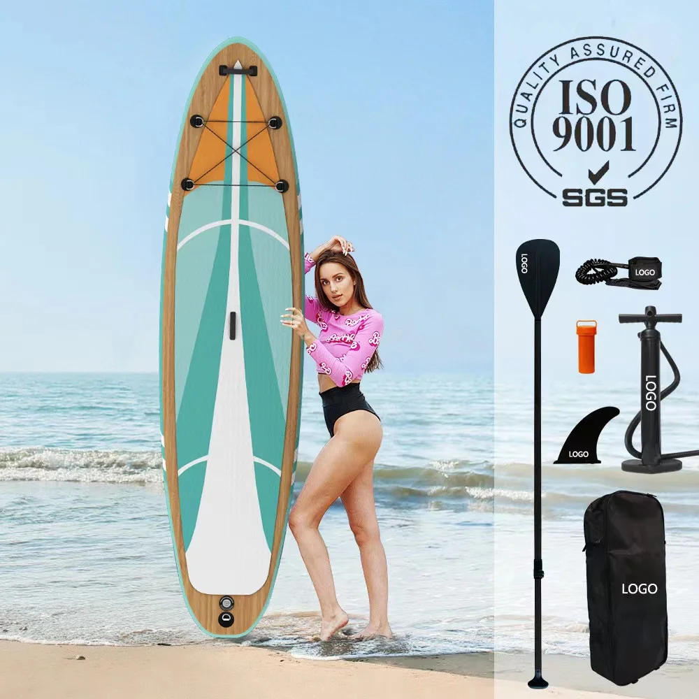 thumbnail image 2 of Gymax 11 Ft. Inflatable Stand-Up Paddle Board Non-Slip Deck Surfboard With Hand Pump Gym07563 2 of 10