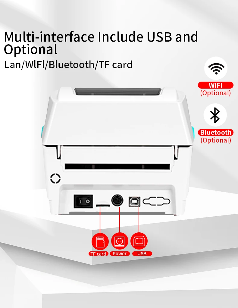 XP-420B Direct Thermal Label Printer A6 Waybill Etikettendrucker PCBA Phomemo Barcode 4x6 Shipping Label Sticker Thermal Printer factory