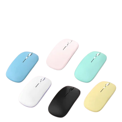 Оптовая Продажа с завода бесцветная беспроводная мышь BT macaroon