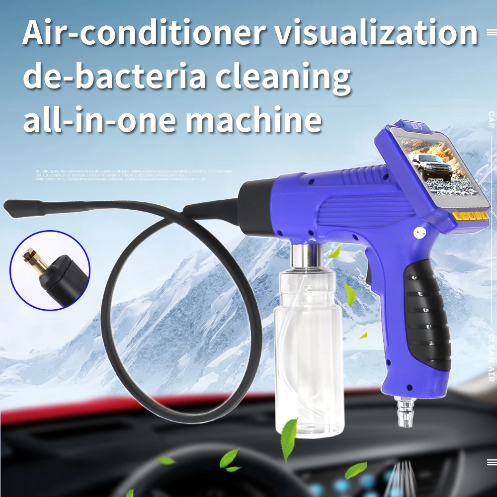 OEM Automotive Evaporator Cleaning Gun Visual Air Conditioning Duct Cleaning Tool with Mirror Determination Car Care Equipment