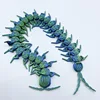 35.5cm blue-green centipede
