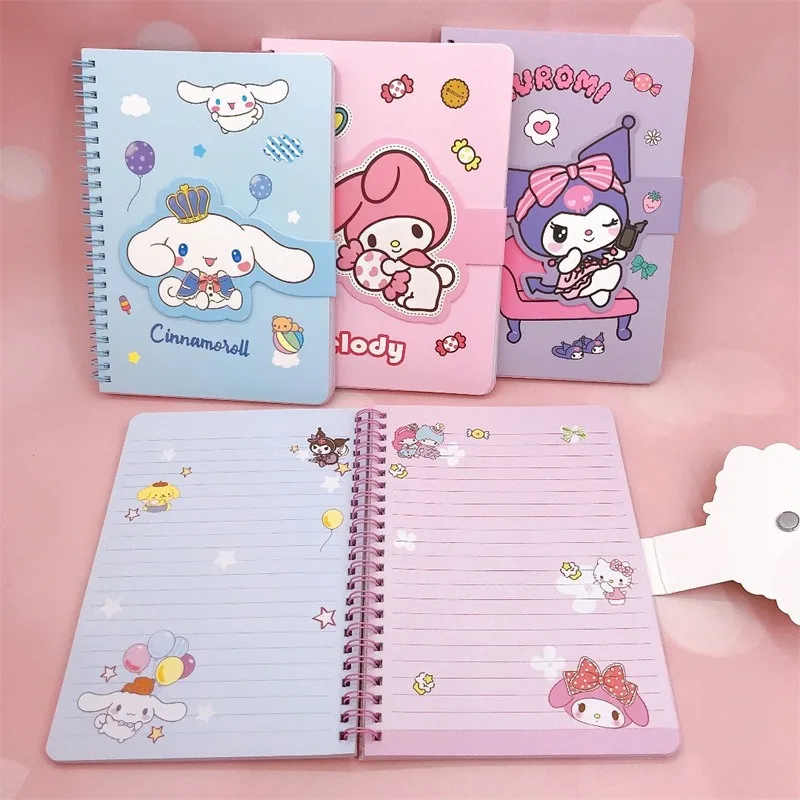 Sanrio Coloring Page Magnetic Buckle Coil Book High-value Cartoon ...