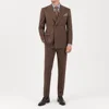 8069-T  coffee brown (suit + pants)