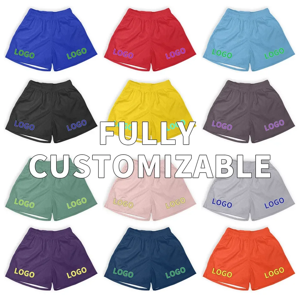 Hot Sale Oem Summer Blank Custom Logo Basketball Shorts Polyester Gym