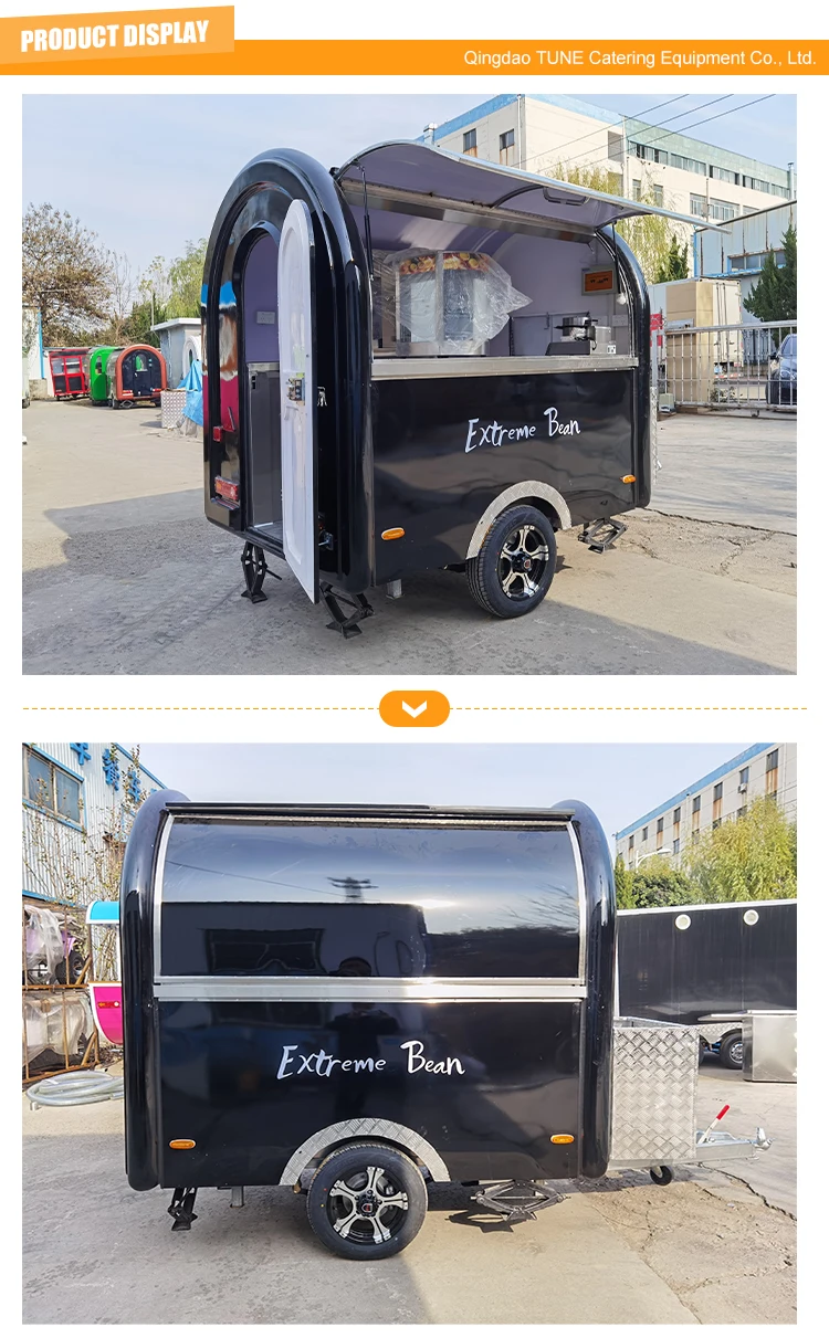 TUNE Mobile Coffee Cart Concession Trailer Kitchen Chicken Food Trailer supplier