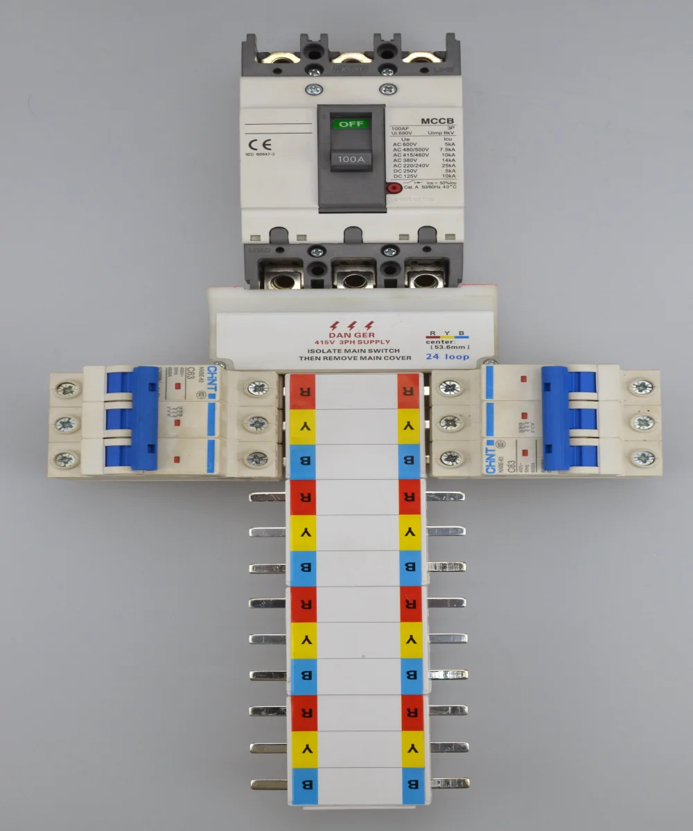 Mccb Copper Busbar Pan Assembly Bus Bar Distribution Board Mcb Busabr ...