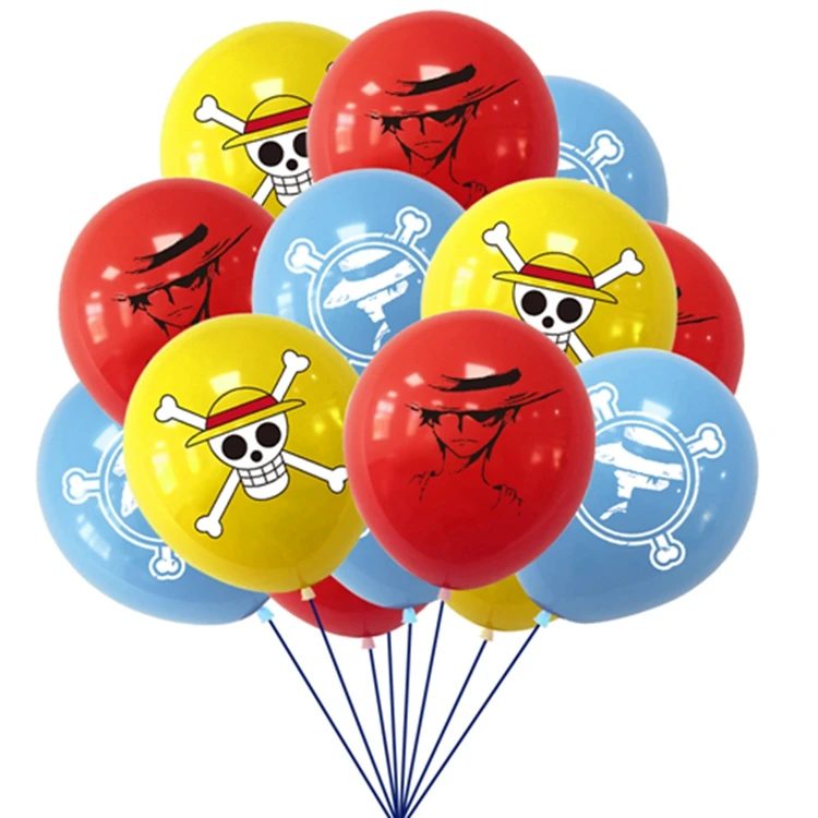 Anime One Piece Balloons One Piece Latex Balloons Banner Cake Toppers For  Boys Happy Birthday Party Decorations Supplies X4120 - Buy Anime One Piece 