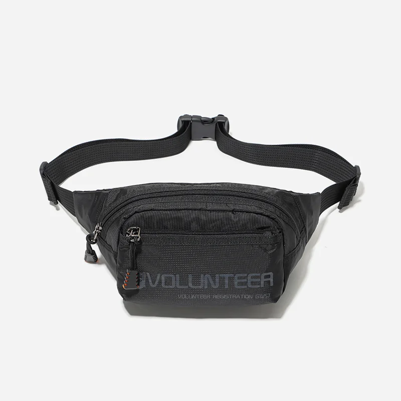 Adjustable Strap Outdoor Waterproof Camping Front Pouch Utility Waist Bag Chest Bags for Men