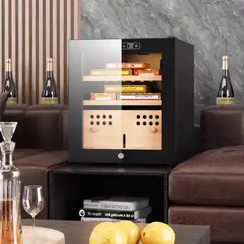 ODM OEM R&D Free Standing Small Electric Cigar Humidors Box Wine and Beverage Coolers Electrical Humidor Cabinet For Cigars