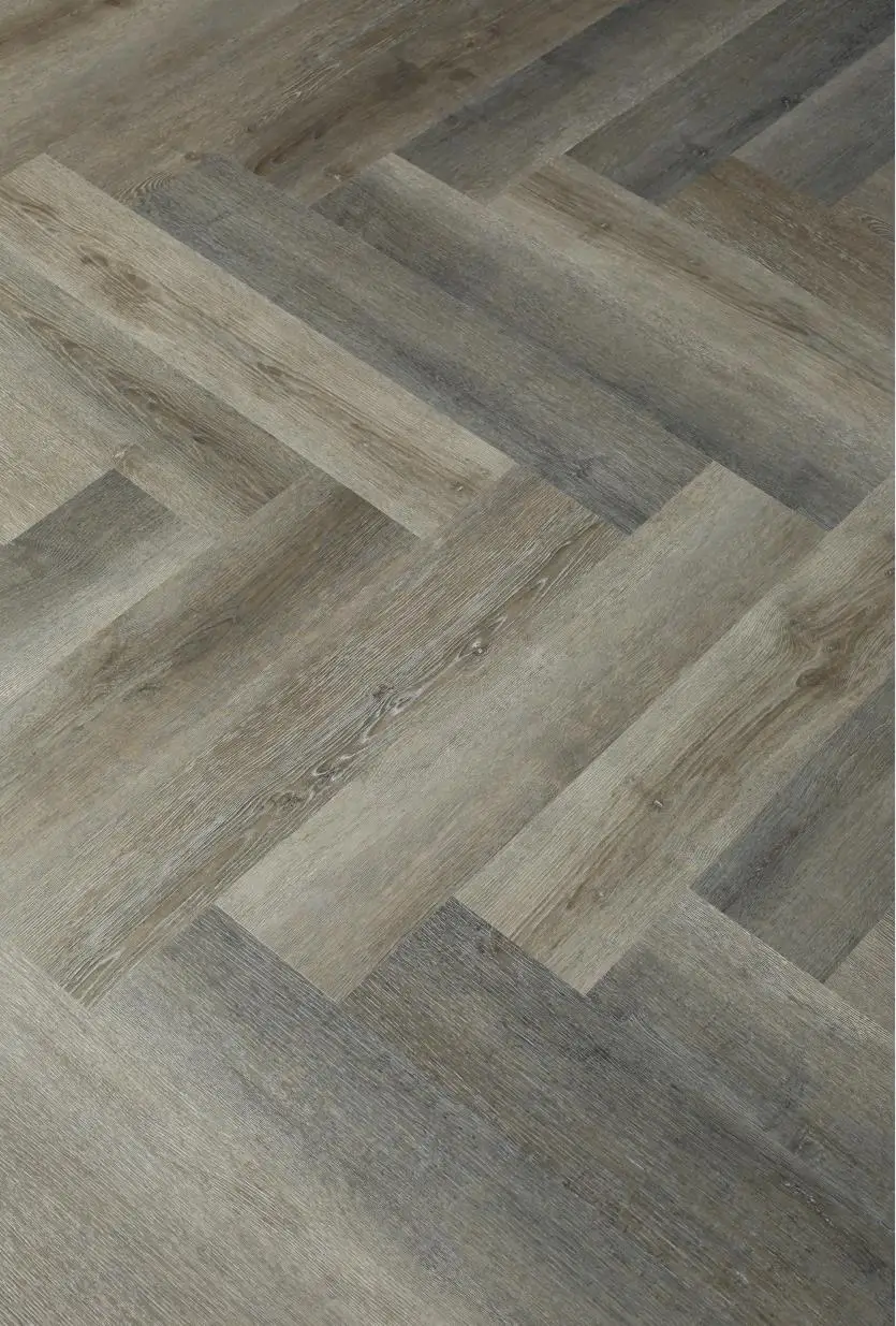 Herringbone Vinyl Click Lock Flooring - SPC Luxury Planks