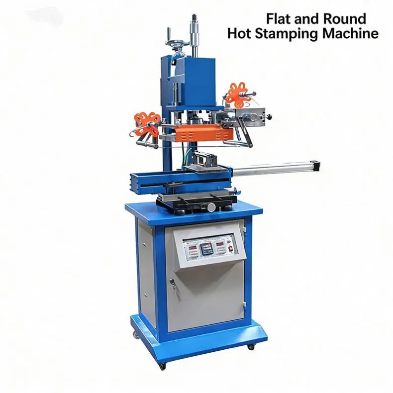 TEBAK 210 Pneumatic Flat & Automatic Roll Paper Hot Stamping Machine | Gift Box, Calendar & Sticker Creasing